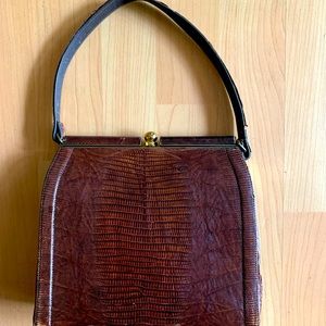 VINTAGE Brown Purse